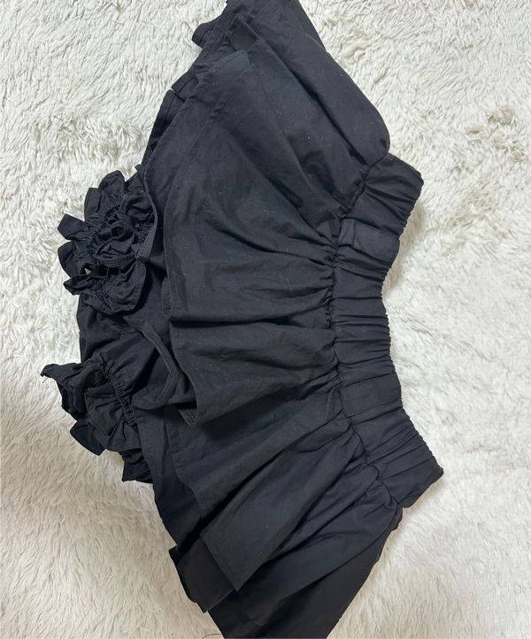 MUSINSA公式 | KHAKIPOINT Cancan Skirt Pants (black)