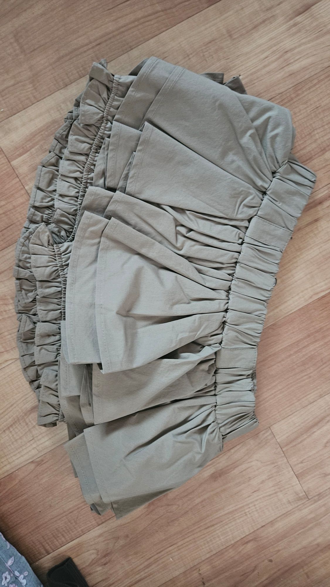 MUSINSA | KHAKIPOINT Cancan Skirt Pants (beige)