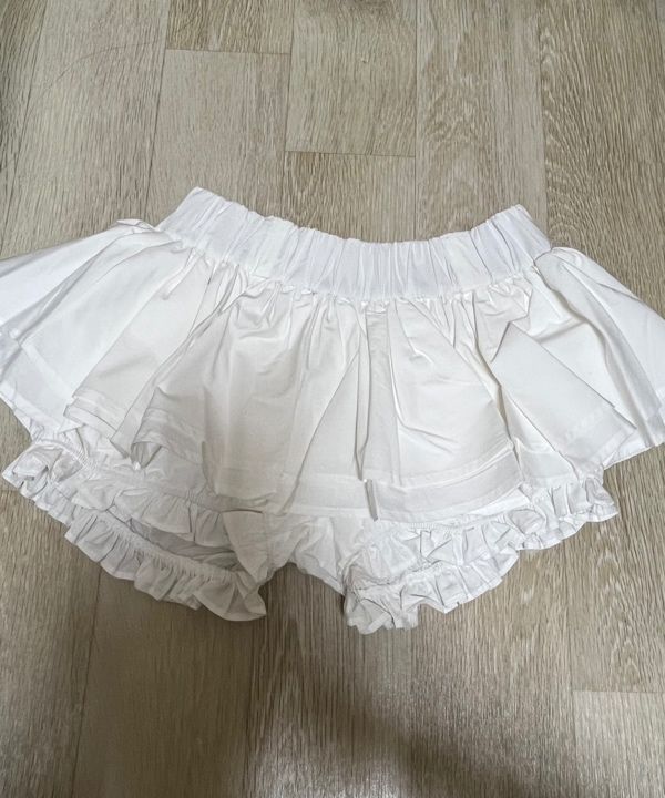 MUSINSA公式 | KHAKIPOINT Cancan Skirt Pants (ivory)