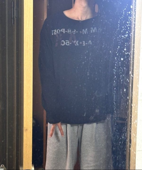 MUSINSA | AAKAM Waffle Henry Neck Long Sleeve (Black)