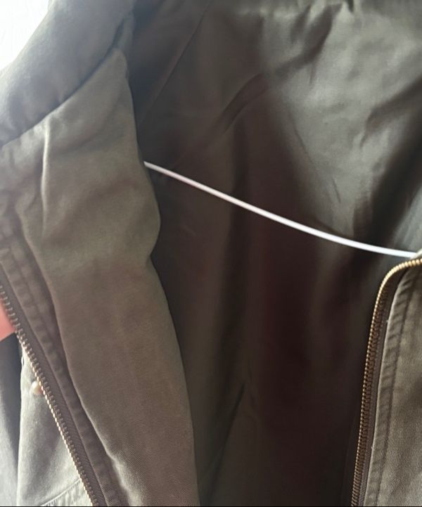 MUSINSA | AAKAM Incision Studded Cotton Jacket (Khaki)