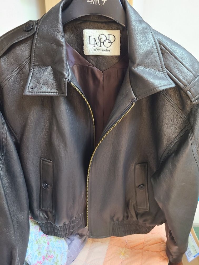 MUSINSA | LMOOD WOMEN (W) Brass Flight Jacket Antique Brown