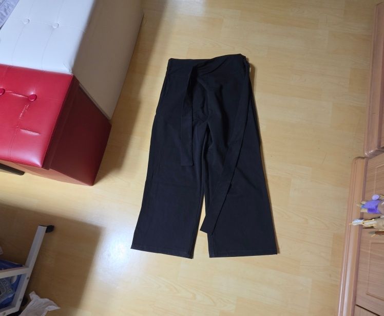 MUSINSA | FLAREUP Layered Wrap Trousers (FL-255_Black)