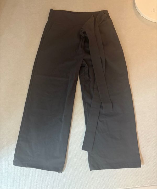 MUSINSA公式 | FLAREUP Layered Wrap Trousers (FL-255_Charcoal)