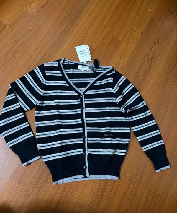 MUSINSA公式 | ROLAROLA ONE OFF SHOULDER STRIPE WOOL BLENDED