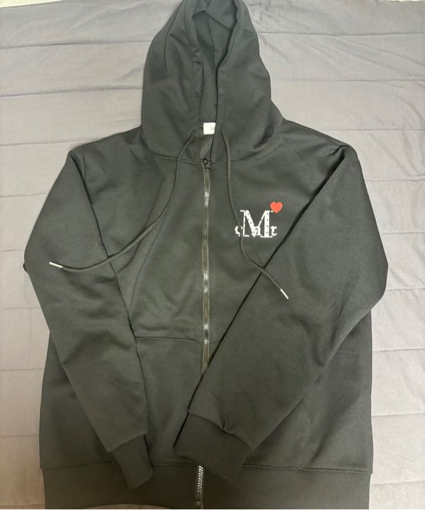 MUSINSA公式 | MUCENT ラブリッツミニハートロゴフードジップアップ