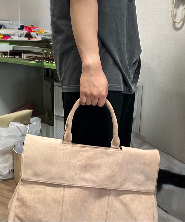 ベージュ スエード トートバッグ URBAN RESEARCH DOORS（アーバンリサーチドアーズ）の「スエードトート