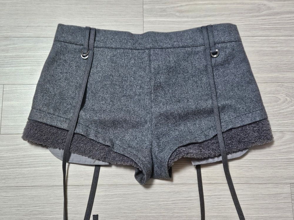 MUSINSA | OJOS Micro Wool Shorts / Grey
