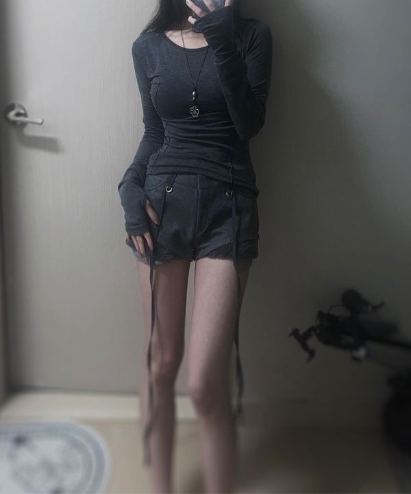 MUSINSA | OJOS Micro Wool Shorts / Grey