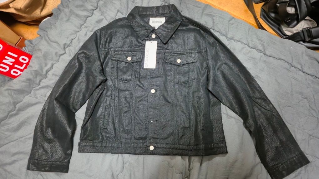 DECOROSO Denim Trucker Jacketコーティングジャケット MUSINSA公式 | DECOROSO ノックスデニムトラッカージャケット