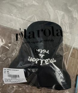 로라로라(ROLAROLA) MAISON DE ROLA EMBROIDERY CAP BLACK - 사이즈 & 후기 | 무신사