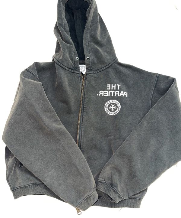 DRUNK FOR EVERパーカー WISH FOR EVER × ONCILY 】HEART COLLAB FULL-ZIP HOODIE/ハートコラボ