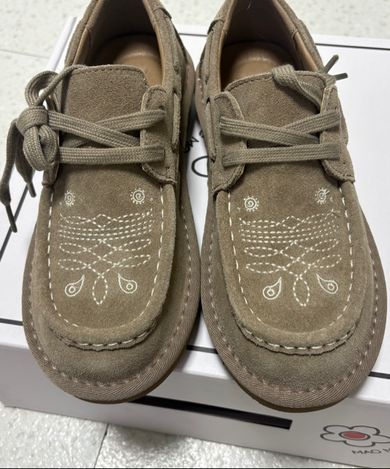 MUSINSA公式 | MACMOC モカ モカ 天然牛革 スティッチ モカシン 