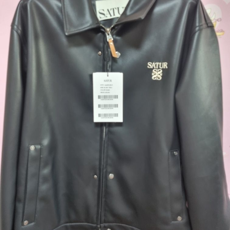 MUSINSA公式 | SATUR テオ シンセティックレザー カラー ジャケット