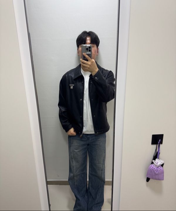 MUSINSA公式 | SATUR テオ シンセティックレザー カラー ジャケット