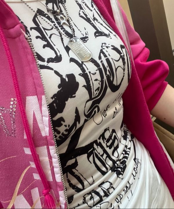 MUSINSA | GRAILZ OVER GRAPHIC VINTAGE ZIP HOODIE [PINK]