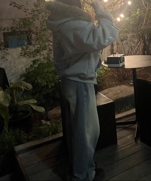 【GRAILZ】PARODY FUR ZIP HOODIE GRY M パーカー 210.jpg