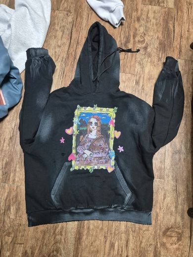 MUSINSA | GRAILZ [SOULPUSSSYCAT x GRAILZ] PARODY WASHED HOODIE [BLACK]