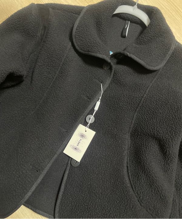 MUSINSA公式 | FLAREUP Wave Fleece Jacket (FL-049_Black)