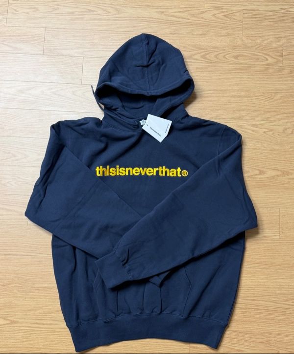 MUSINSA | thisisneverthat T-Logo Hoodie Navy