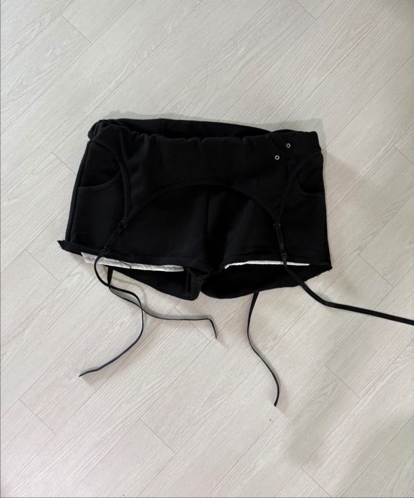 MUSINSA公式 | 41PRAY Layered Shorts / Black