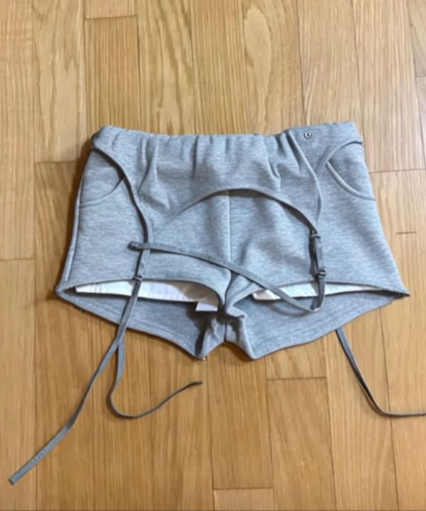MUSINSA公式 | 41PRAY Layered Shorts / Grey