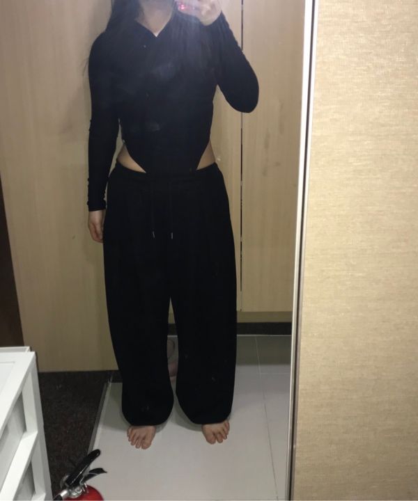 MUSINSA | 41PRAY Hoodie Bodysuit / Black