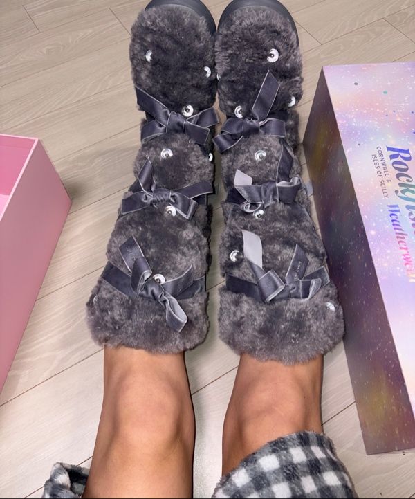 MUSINSA | ROCKFISH WEATHERWEAR [X SUSAN FANG] FURRY LONG BOOTS - 2