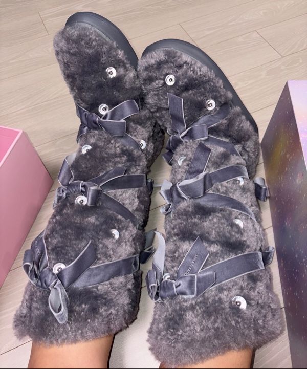 MUSINSA | ROCKFISH WEATHERWEAR [X SUSAN FANG] FURRY LONG BOOTS - 2