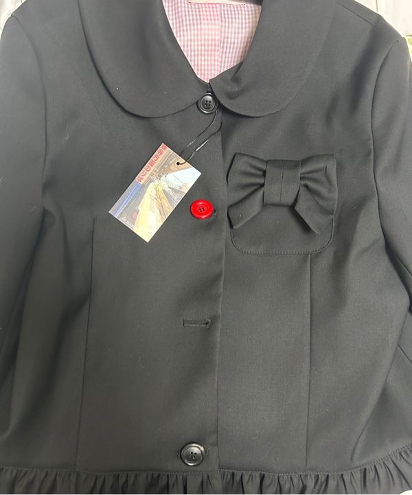 MUSINSA公式 | LO AXUAL PETER PAN COLLAR RIBBON JACKET_BLACK