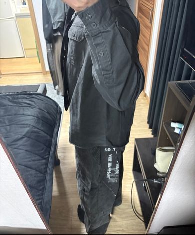 MUSINSA公式 | AAKAM Military Field Shirts (Dark Gray)