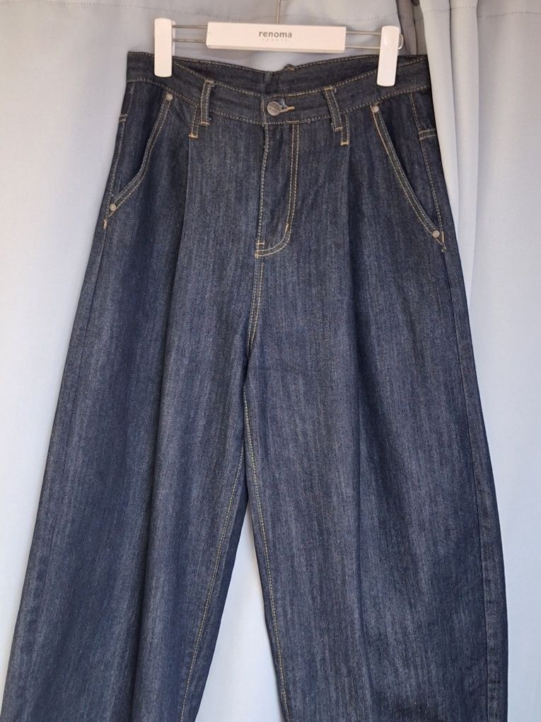 MUSINSA | DIMITRI BLACK One-Tuck Curved Crease Washing Wide Denim