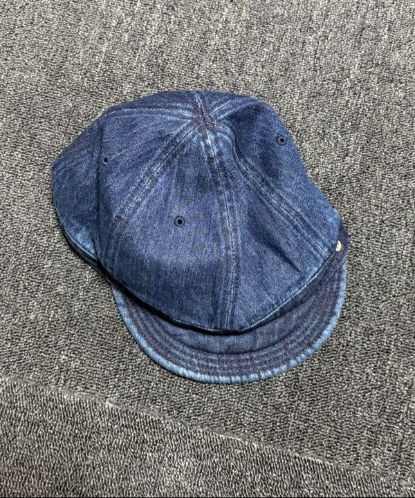 MUSINSA公式 | THEMUSEUMVISITOR TMV x DEINET NEWSBOY CAP (DENIM)