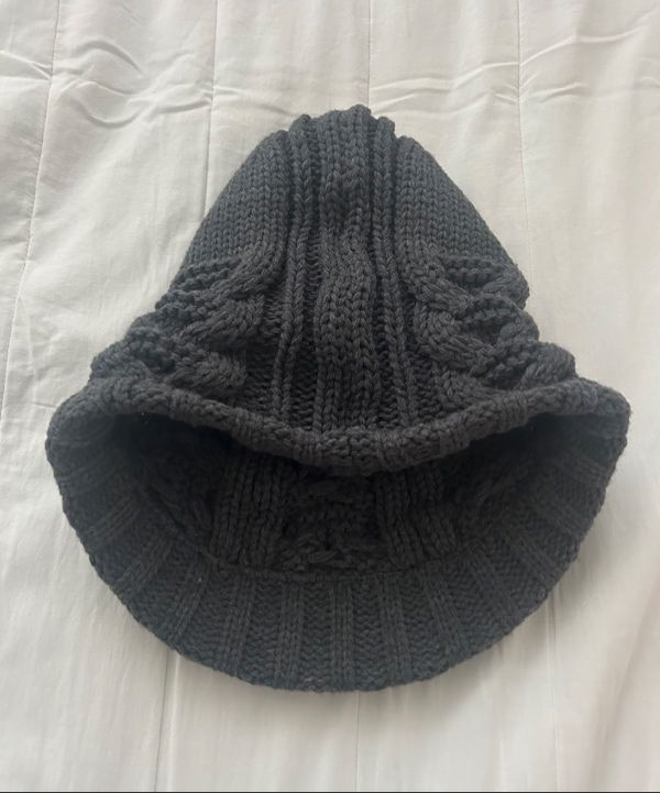 MUSINSA公式 | MISEKI SEOUL Cable knit beret GREY