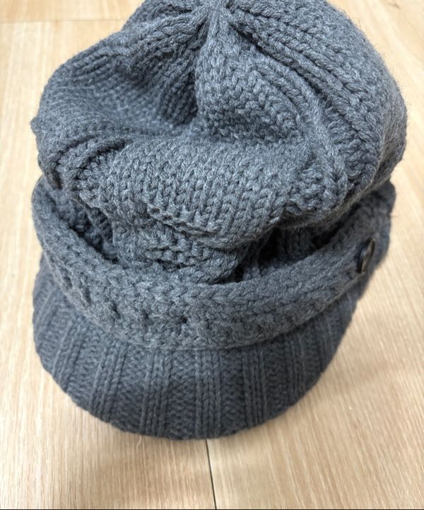 帽子 miseki seoul Cable knit beret GREY MUSINSA | MISEKI SEOUL Cable knit beret GREY
