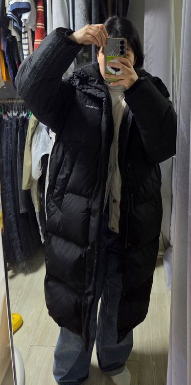 MUSINSA公式 | COVERNAT シービック RDS ロングダウンジャケット Black