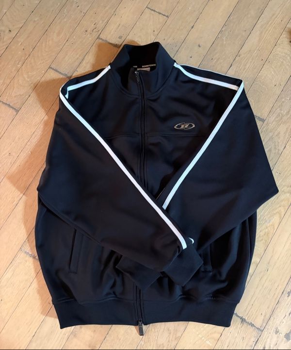 MUSINSA | BORN TO WIN CHROME B JERSEY TRACK JACKET [BLACK]