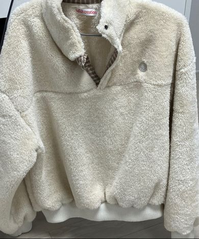 MUSINSA公式 | OAFISH ANORAK FLEECE SWEATSHIRTS, IVORY