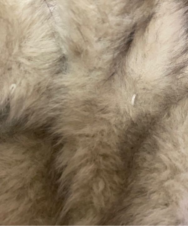 MUSINSA公式 | OAFISH FLUFFY MIX FUR JACKET, LIGHT GRAY