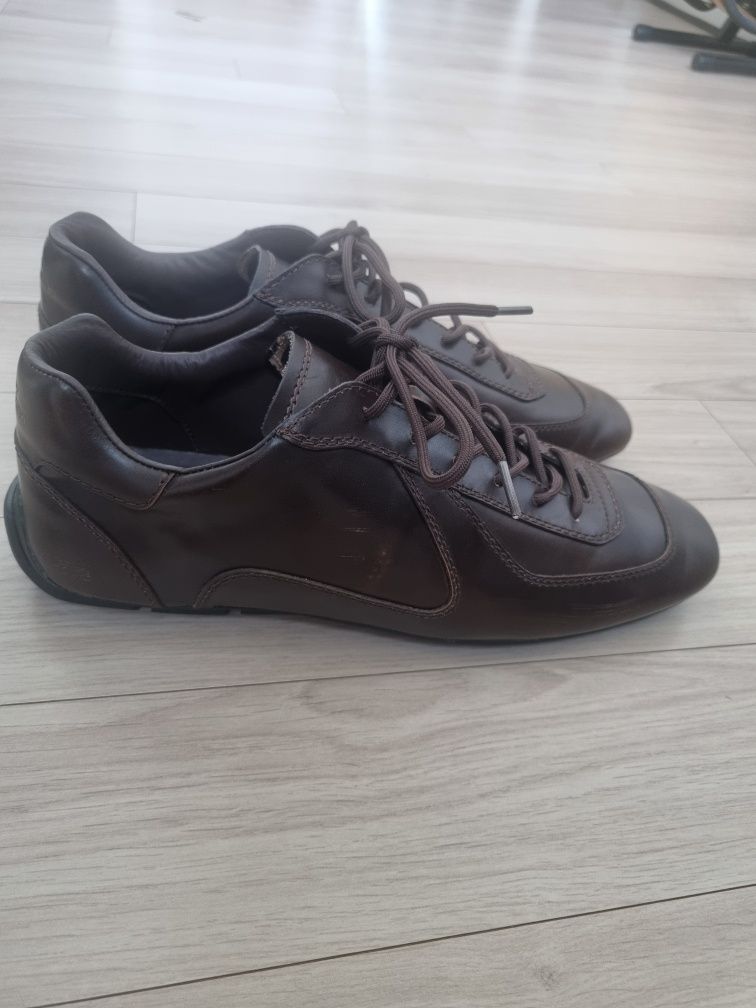MUSINSA | LOSTGARDEN UNIFORM Driving Sneakers Vintage Brown