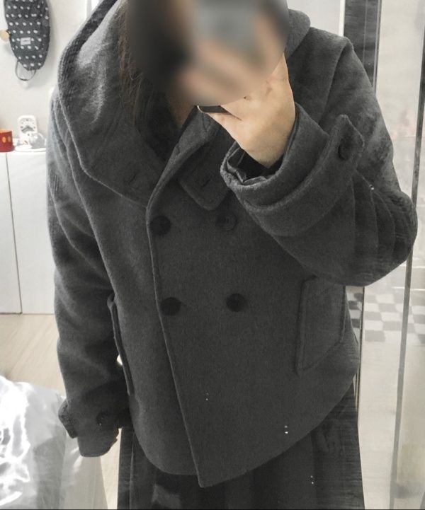 ジャケット・アウター Miseki SEOUL HOODIE DOUBLE BUTTON COAT MUSINSA | MISEKI SEOUL Hoodie double button coat CHARCOAL