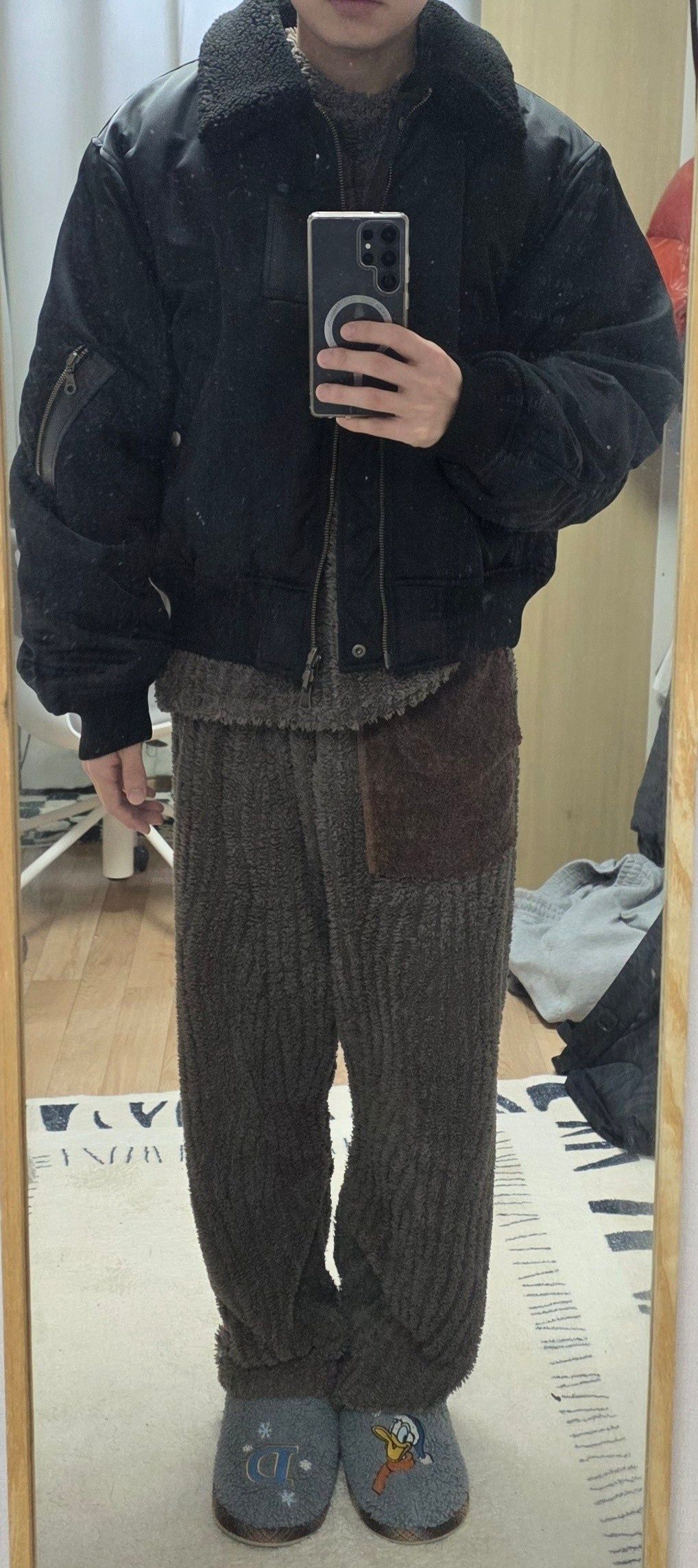 MUSINSA | COOR CWU Reversible Flight Bomber V.2 (Black)