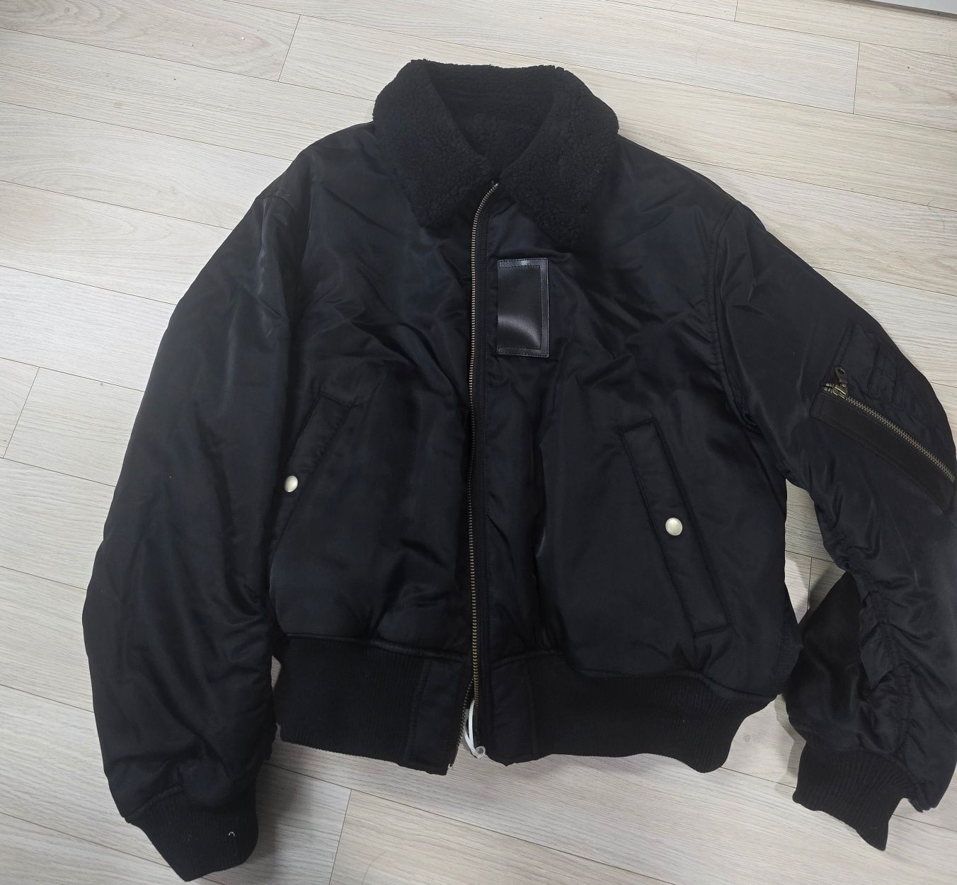 MUSINSA公式 | COOR CWU Reversible Flight Bomber V.2 (Black)