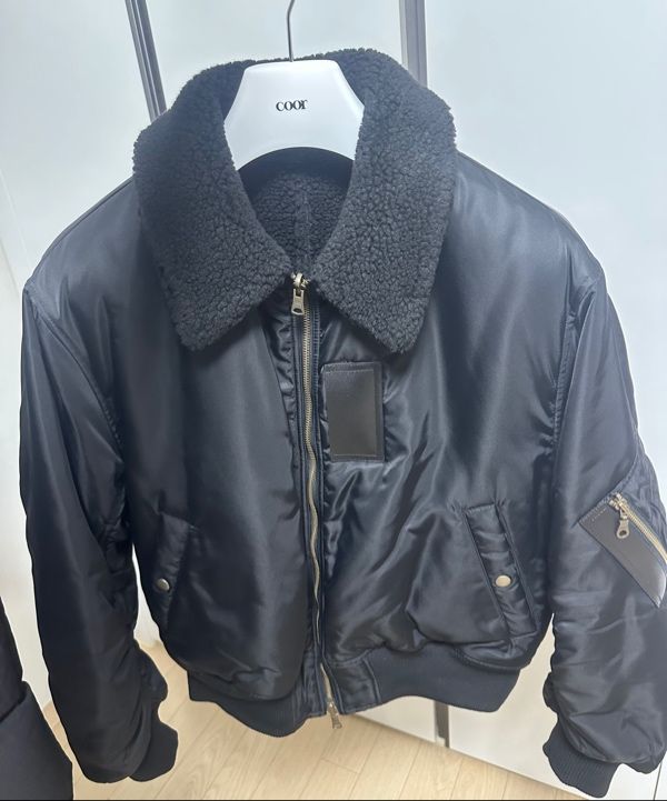 MUSINSA | COOR CWU Reversible Flight Bomber V.2 (Black)