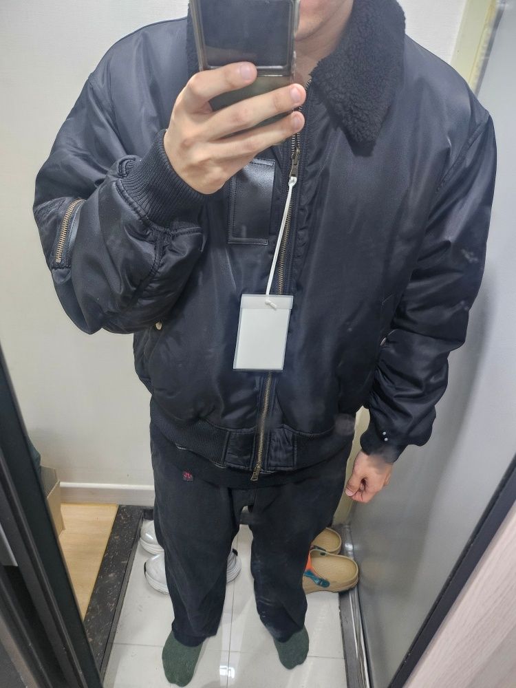 MUSINSA公式 | COOR CWU Reversible Flight Bomber V.2 (Black)