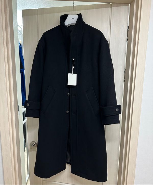 ジャケット・アウター Virgin Wool High-Neck Coat (Black) coor MUSINSA | COOR Virgin wool high-neck coat (black)