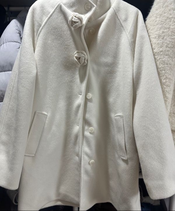 MUSINSA公式 | ILLIGO フレールハーフコートアイボリー