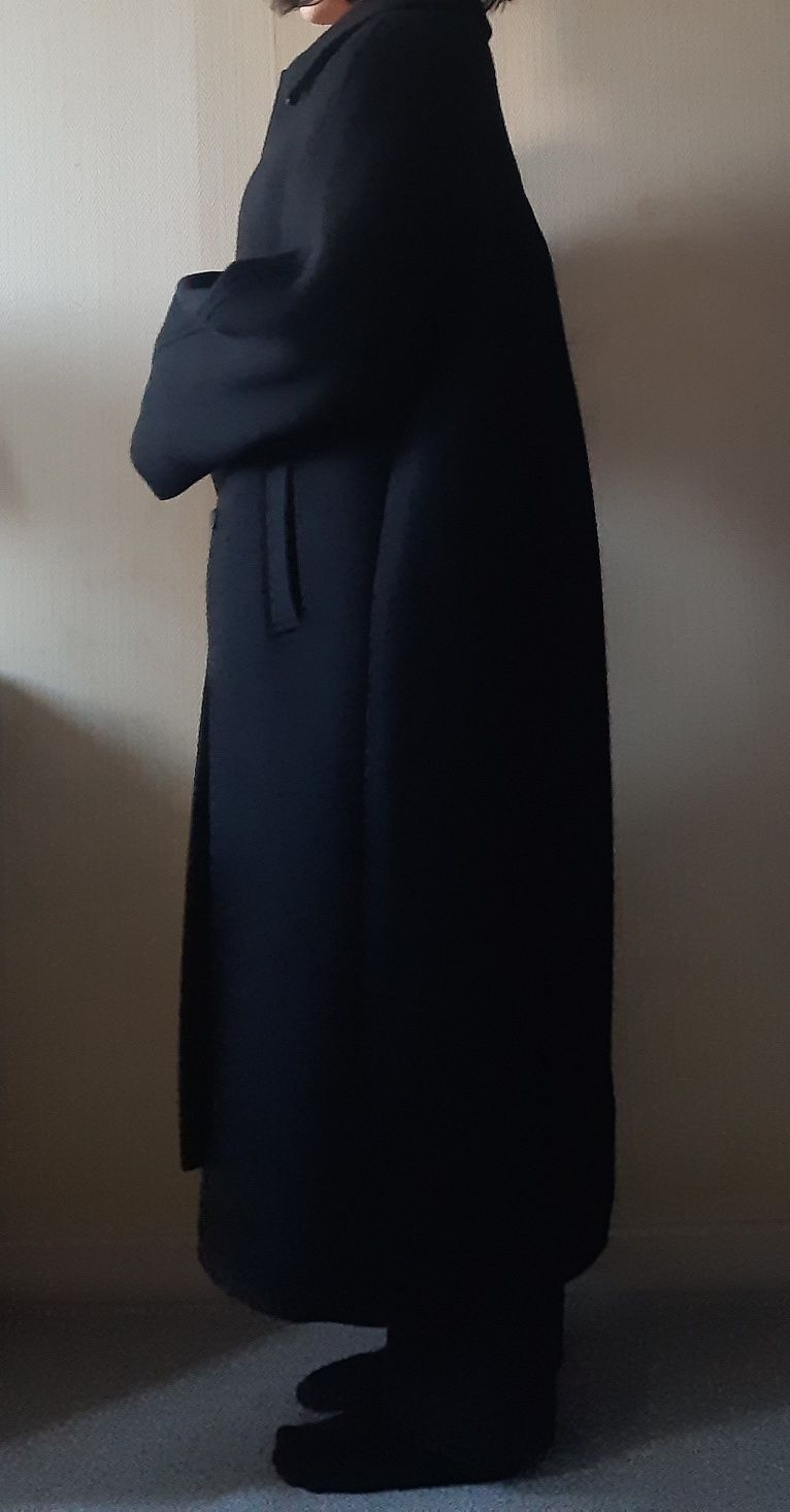 MUSINSA | INSILENCE WOMEN Vintage Classic Balmacaan Coat BLACK