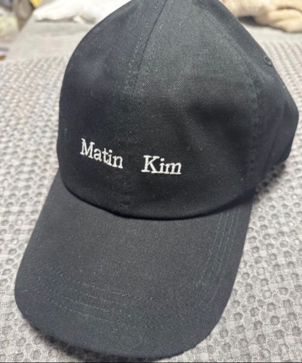 MUSINSA | MATIN KIM MATIN MINI CLASSIC LOGO BALL CAP IN BLACK
