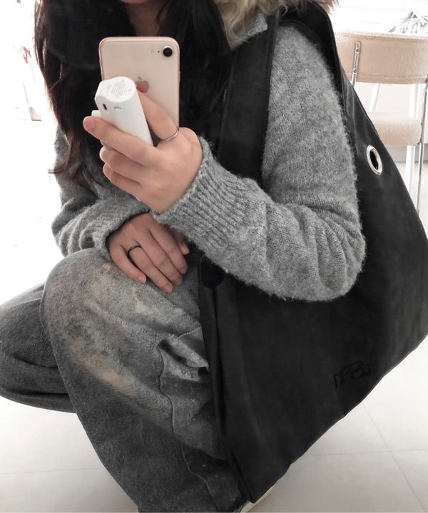 MUSINSA公式 | ASON LUX CRACK BIG BAG